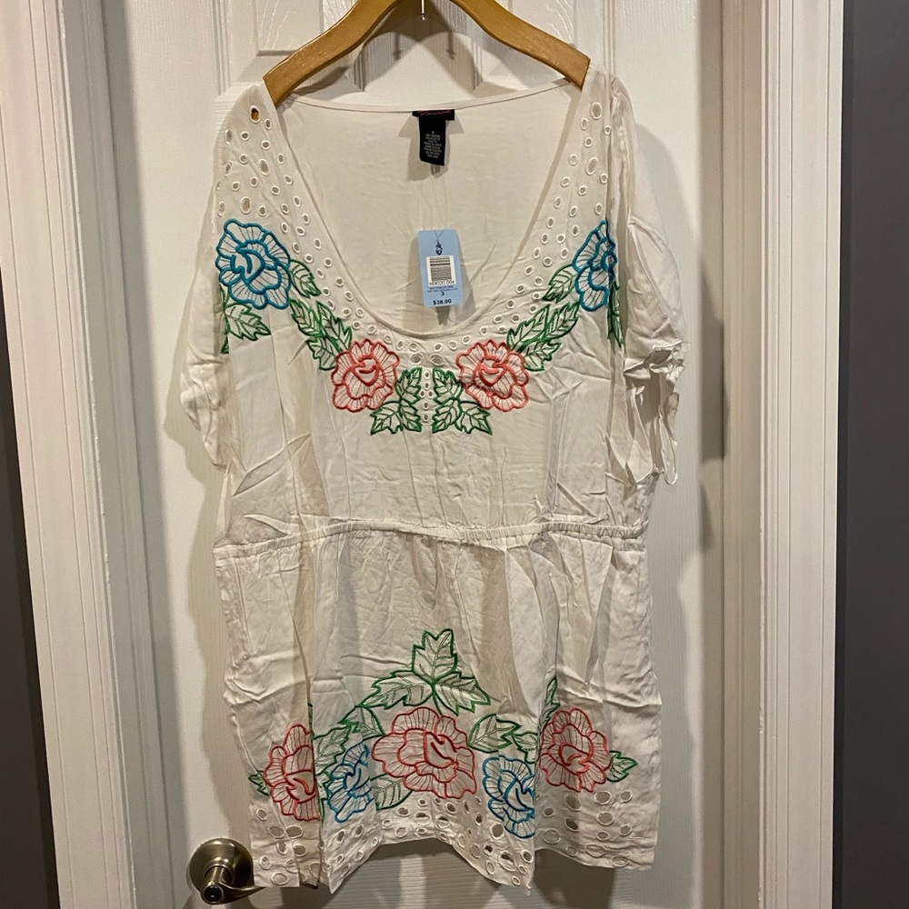 Torrid Embroidered Blouse